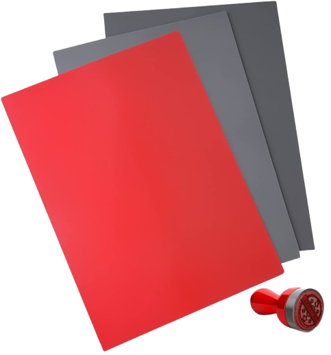 A4 Laser Rubber Stamp Pads (3 Pack)